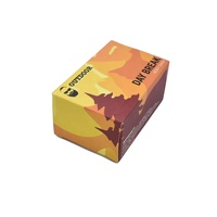 Boîte d'emballage rigide en carton épais 18pt personnalisée, gaufrage, pelliculage mat, matériaux recyclés, boîte en carton de taille personnalisée pour