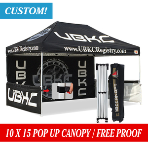 10x10 tùy chỉnh in triển lãm thương mại Tent-Khung nhôm vững chắc & 600D Oxford tán - Product Image 2
