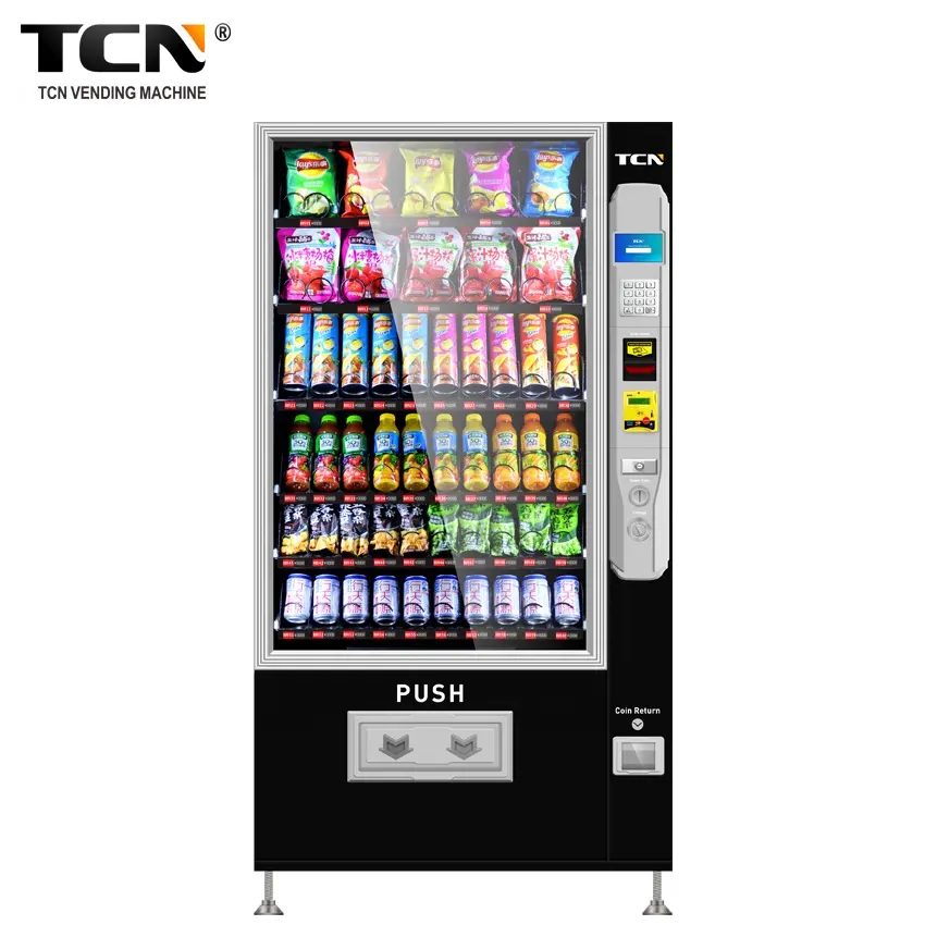 TCN 소다와 식사 자동 판매기 식사 음료 결합 기계 필 분배자