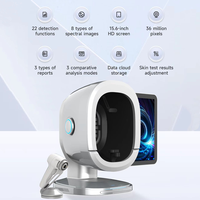 Dernier Analyseur de Peau Intelligent 3D IA, Scanner Facial pour l'Analyse Cutanée, Testeur de Visage, Prise en Charge de 19 Langues