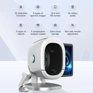 Newest 3D AI Intelligent Skin Analyzer Face Scanner Skin Analysis <strong>Machine</strong> Facial Tester Scanner Support 19 Languages - Product Image 2