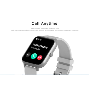 Zl54cj Vuông Đồng Hồ Thông Minh Người Đàn Ông Phụ Nữ 2.1 "HD TFT Màn Hình Cảm Ứng Kẽm Hợp Kim Trường Hợp IP67 Không Thấm Nước Nhiệt Độ Cơ Thể Nhịp Tim - Product Image 5