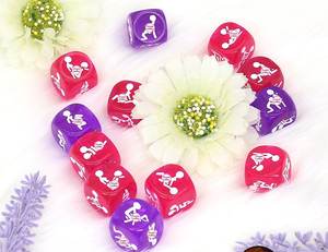 Seksposities Dobbelstenen Met Seks Liefde-Positie Orale Seks Dobbelstenen 1.8Cm Volwassen Spel Erotische Dobbelstenen - Product Image 2