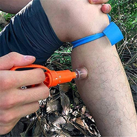 Kit de sécurité de premiers soins d'extracteur de protecteur de venin portatif de 3mm pour des sports de plein air