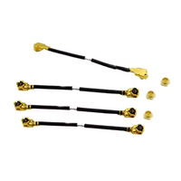 Noir 1.13 0.81 UFL RG178 Câble de raccordement coaxial Double extrémité RG178 U.FL Câble de queue de cochon en cuivre