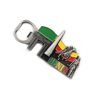 Aimant de réfrigérateur souvenir du Bénin, Afrique, cadeau de voyage personnalisé pour les touristes collectionneurs - Product Image 3