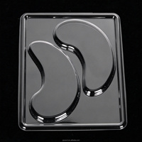 Plateau en blister transparent personnalisé en PET, emballage jetable pour masque oculaire, insert cosmétique, vente en gros, écologique