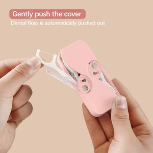 Caja de Almacenamiento Portátil para Palillos de Dientes y Hilo Dental Reutilizable, Dispensador Automático de Hilo Dental - Product Image 5