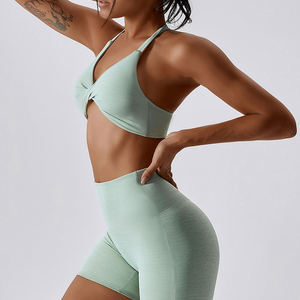 Nouveau design de soutien-gorge de sport à soutien élevé pour femmes blanches <span class=keywords><strong>Y</strong></span> Back Private Label Vêtements d'entraînement Concevez votre propre soutien-gorge de sport - Product Image 4