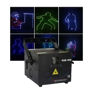 Vorlane toptan fiyat 5W Rgb lazer ışık Dj disko lazer su geçirmez 3D animasyon lazeri ışık