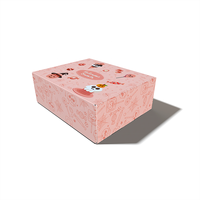 Boîte d'expédition de cadeaux d'Halloween rose de luxe Emballage personnalisable en carton ondulé de 2mm d'épaisseur pour l'envoi de bonbons