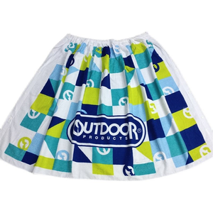 Custom <strong>Towel</strong> Skirt Printing Logo Spa <strong>Towel</strong> Changing Kilt <strong>Towel</strong> <strong>Wrap</strong> <strong>With</strong> <strong>Velcro</strong> Button - Product Image 1