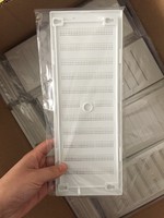 Conception carrée moderne AR6410 bouche d'aération fixe en plastique blanc pour le bureau