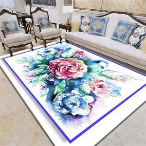 พรมพิมพ์ลายดิจิทัลสไตล์สแกนดิเนเวียนที่ปรับแต่งได้ ซักทำความสะอาดได้ - Product Image 2