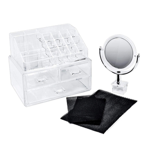 Nouveau design <span class=keywords><strong>mac</strong></span> maquillage stockage avec miroir populaire vente avec BSCI - Product Image 2