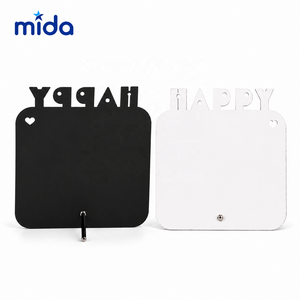 Cadres photo vierges en MDF 20x20cm pour sublimation, avec bordure textile <span class=keywords><strong>Joyeux</strong></span>, revêtement imprimable - Product Image 2