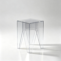 Table d'appoint de luxe légère pour salon familial, hôtel, table basse haut de gamme, table de chevet, table mobile de balcon, petite table avec étagère