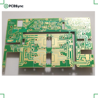 PCBSync Rogers RT/duroid 5880 0.8mm 1/2oz Or dur 8 couches Circuit imprimé pour moniteur de signes vitaux radar médical