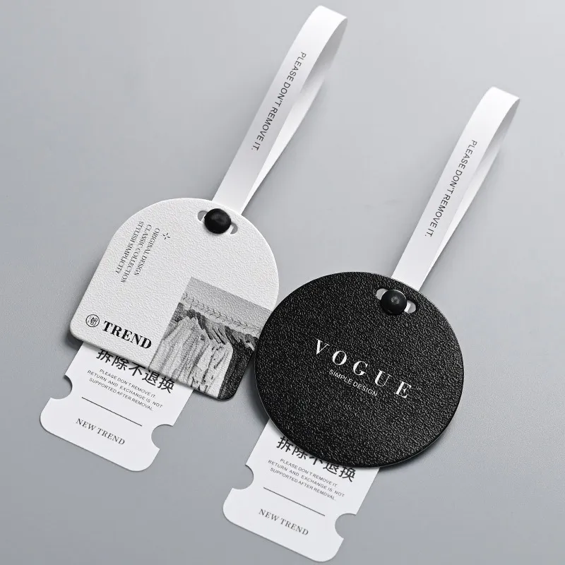 Low Moq Custom Hand Tags Labels For Clothes Private Label Tags With Own Logo price