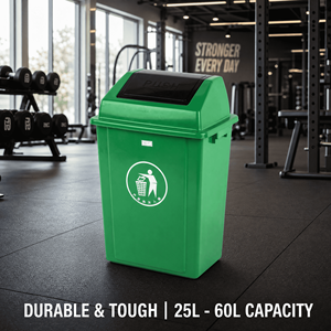 Poubelle extérieure compacte murale portable anti-odeur écologique en plastique HDPE à capteur pour tri sélectif – Vente en gros - Product Image 3