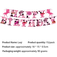 Ensemble d'assiettes en papier en plastique compostable réutilisable et écologique Pink Cowboy Vaisselle jetable pour les fêtes et le camping