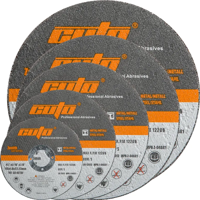 Professional Precision Abrasive Tools Cutting Discs