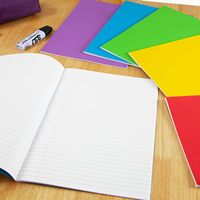 École enfants bureau cadeau papier cahier couleur assortie A4 A5 B5 papier ligné en vrac Journal organisateur cahier d'exercices mémo bloc-notes
