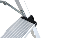 Échelle pliante moderne en aluminium à 2 marches pour salon, escalier portable pour la maison avec une capacité de 330 lb