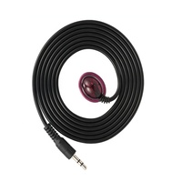 Récepteur Satellite LFN longue Distance avec fil noir 3.5mm 38Khz IR Receiver Extender Smart IR Receiver Cable for Audio Car Use