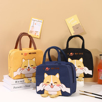 Sac Isotherme JM Cartoon Mignon pour Repas, Grande Capacité, Étanche, Isolation Thermique, Facile à Nettoyer, Sac à Main pour Employé de Bureau