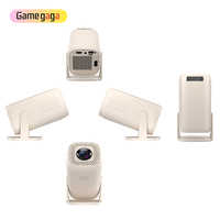 Mini projecteur de jeu HCS350 U5 avec manette de jeu 2.4G, 200 ANSI, 36000 jeux, projecteur intelligent portable Android 14 pour cinéma maison