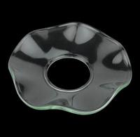 En gros, Bobeches en verre de haute qualité, protecteurs anti-gouttes pour bougies, pour table, taille personnalisée, polies au feu, supports de bougies