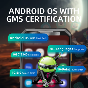 Промышленный защищенный КПК на Android с восьмиядерным процессором, модулем сканера штрих-кодов E20, GPS/BeiDou/GLONASS, 6,3-дюймовым экраном, 8+256 ГБ памяти и аккумулятором 4800 мАч, OEM/ODM H61 5G - Product Image 4