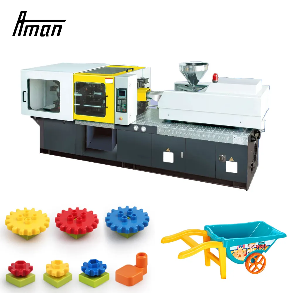 AMAN Servo Injection Molding Machine Plastic Toy Making Machinery Pet Toys Car Engine Making Machine High Quality 260 Ton