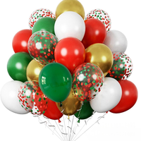 Ensemble de ballons de fête personnalisés en gros 12 pouces 30pcs ballons à paillettes en métal à longue bande pour la décoration de fête
