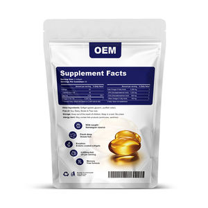 OEM/ODM <span class=keywords><strong>Omega</strong></span> <span class=keywords><strong>3</strong></span> Huile de Poisson Supplément Sans Gluten avec EPA et DHA >90% from Single Source WildCod 180 Capsules - Product Image 3