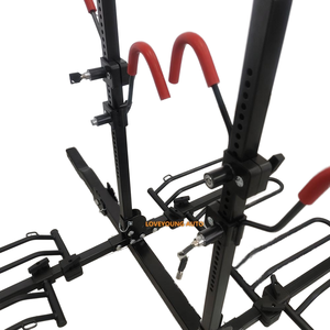 Portabicicletas <span class=keywords><strong>Plegable</strong></span> LOVEYOUNG para 4 Bicicletas, Soporte Trasero para <span class=keywords><strong>Maletero</strong></span>, Plataforma para Portaequipajes de <span class=keywords><strong>Techo</strong></span> de Automóvil - Product Image 5