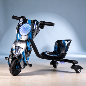 Scooter Eléctrico de Derrape para Adolescentes, Diseño Plegable de 3 Ruedas con Luces Delanteras y Traseras - Product Image 5