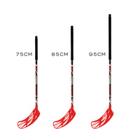 Bâtons de floorball d'extérieur personnalisables |   Matériel de hockey de haute qualité en PP ABS, bâton de floorball JEBERLY, 48 cm au total, 14 pouces