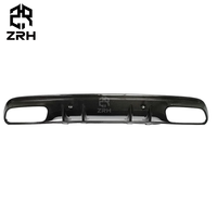 Kit de diffuseur de pare-chocs arrière en fibre de carbone pour diffuseur arrière de style Mercedes Benz C63 W205 FD