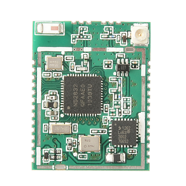 Nordic Semiconductor Nrf52832 (BLE) and Semtech Sx1262 (LoRa) Chipsets 10km Long Range LoRaWAN Module