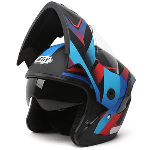 Mustang, la mejor calidad, cara completa, Flip Up, accesorios de Motocross, bicicleta para adultos, ABS, plegable, cara abierta, deportes, carreras, <span class=keywords><strong>casco</strong></span> de motocicleta - Product Image 4