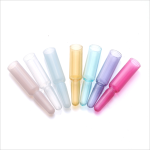 卸売 1.5ml/2ml/3ml/5ml/10ml 化粧品エッセンス プラスチックアンプルボトル 空ボトル 簡単破損 PP PETG アンプル スキンケア用 - Product Image 1