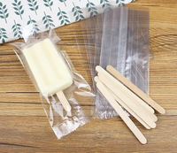 Sacs à sucettes glacées jetables en plastique, qualité alimentaire, résistants au congélateur, pour les friandises glacées maison et les collations pour enfants