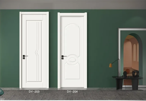 30x80 Modern beyaz yatak odası astarlanmalıdır Prehung iç kapı banyo boya için ücretsiz kapalı kapısı evler için - Product Image 6