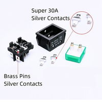 20A 25A 30A lumière DPDT à courant élevé 4 broches 6pin on off DPDT ROCKER SWITCH avec certificat CQC TUV VDE de l'usine réelle