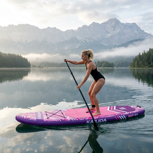 Planche de SUP <span class=keywords><strong>gonflable</strong></span> de 10 pieds avec anneau en D pour la fixation à un quai <span class=keywords><strong>ou</strong></span> à une autre planche pour la pratique du <span class=keywords><strong>paddle</strong></span> en groupe - Product Image 6