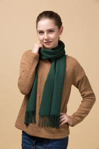 Custom ODM High Quality Lambswool Merino <b>Wool</b> Delicate lightweight Solid-Color Coldproof Warm <b>Scarf</b> for All Seasons - Product Image 5