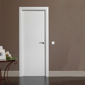 Maison moderne Hôtel Chambre d'intérieur Portes battantes en bois Chambre à coucher intérieure Porte en bois MDF affleurante - Product Image 3