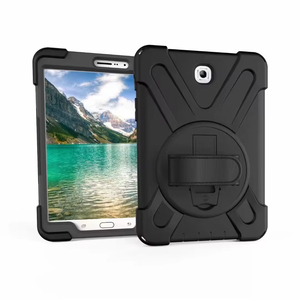 Étui robuste antichoc avec béquille et dragonne <span class=keywords><strong>pour</strong></span> <span class=keywords><strong>tablette</strong></span> <span class=keywords><strong>Samsung</strong></span> <span class=keywords><strong>Galaxy</strong></span> <span class=keywords><strong>Tab</strong></span> <span class=keywords><strong>S2</strong></span> 8 pouces 2015 T710/T715/T713 - Product Image 6